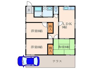 パルメゾン正和の物件間取画像